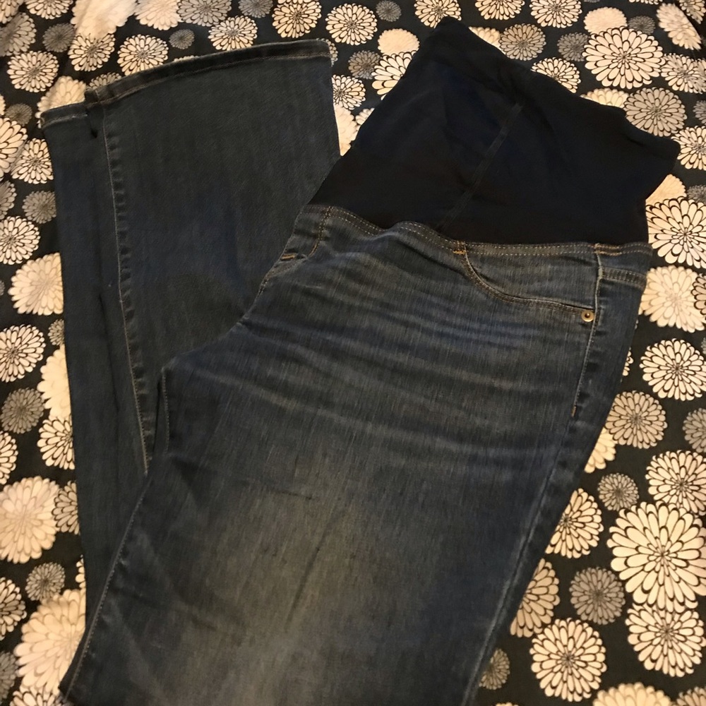 Isabel Maternity Skinny Bootcut Jeans size 12